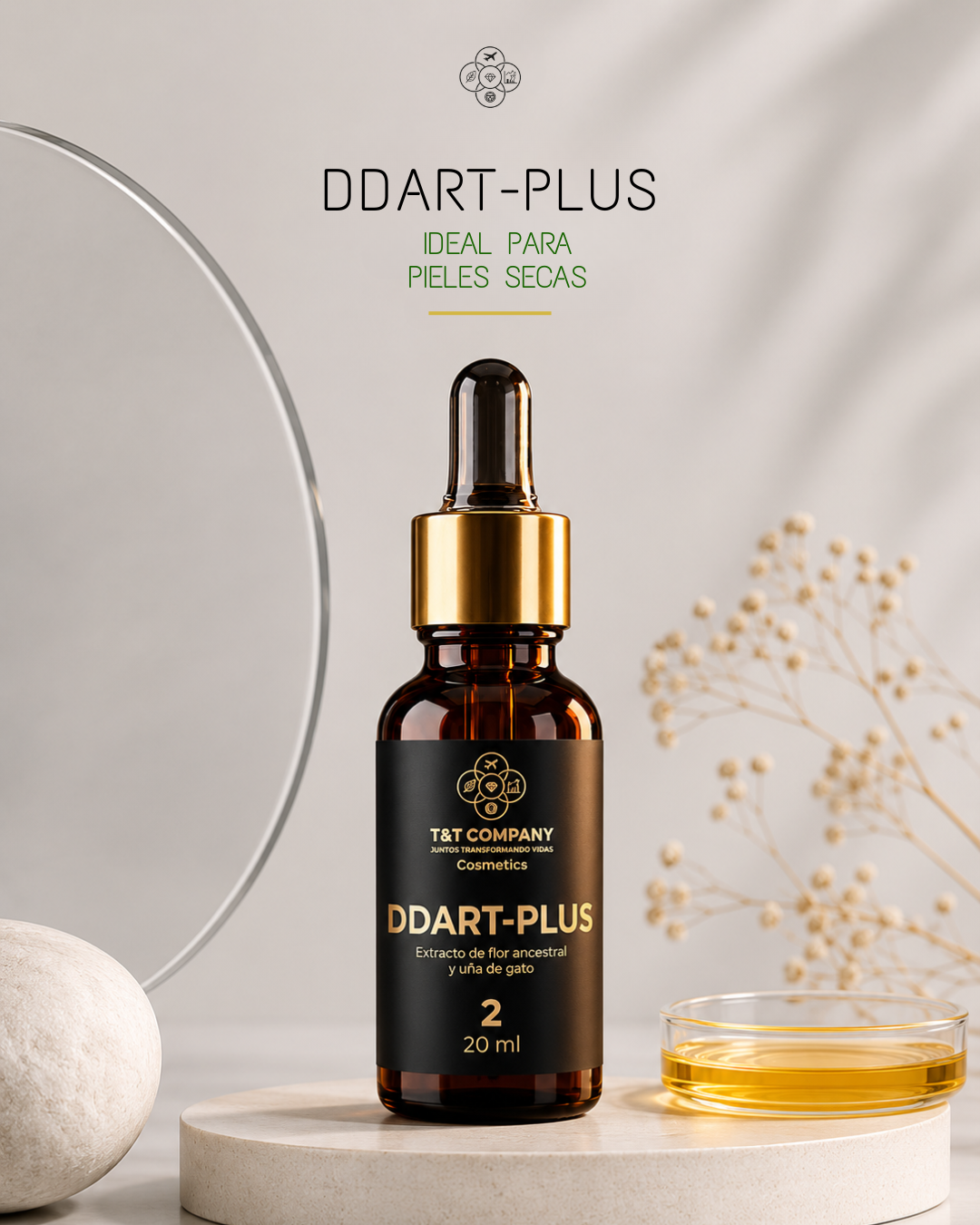 DDART-PLUS, PARA PIELES SECAS, 30ml